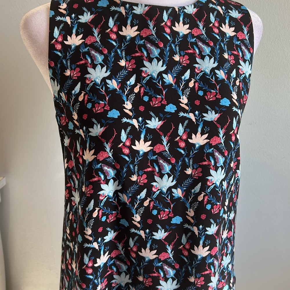 [TANYA TAYLOR] Floral Sleeveless Dress - Size 2 - Picture 2 of 4